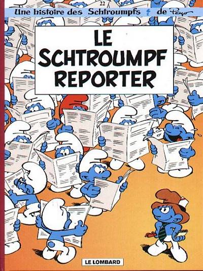 Le Schtroumpf reporter