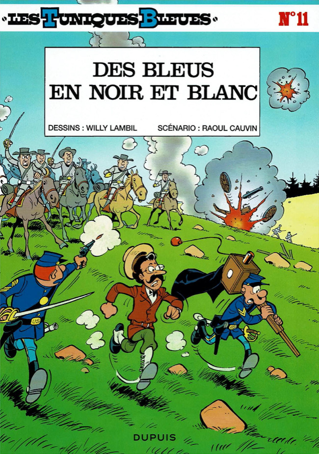 Des bleus en noir et blanc